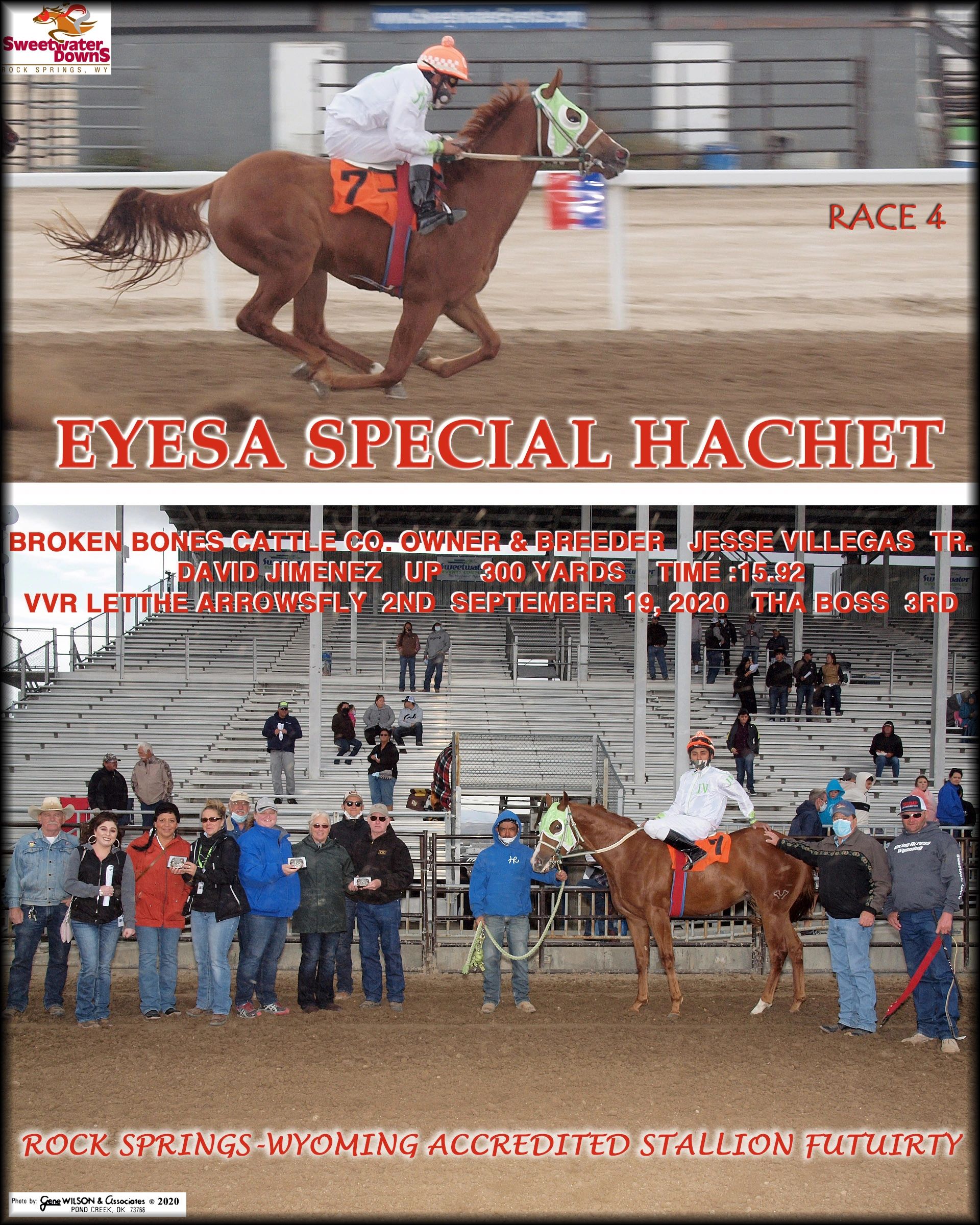 Wyoming Stallion Breeder’s Futurity at Sweetwater Downs